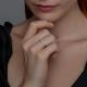 Серебряное кольцо SOKOLOV 94011488-91 с фианитом