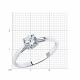 Серебряное кольцо SOKOLOV 94011490-91 с фианитом
