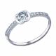 Серебряное кольцо SOKOLOV 94011492 с фианитом