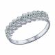 Серебряное кольцо SOKOLOV 94011532 с фианитом