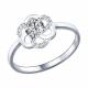 Серебряное кольцо SOKOLOV 94011566 с фианитом