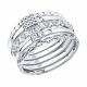 Серебряное кольцо SOKOLOV 94011707-91 с фианитом