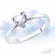 Серебряное кольцо SOKOLOV 94011721-91 с фианитом