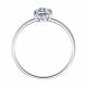 Помолвочное кольцо из серебра SOKOLOV с фианитом 94011721