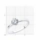 Серебряное кольцо SOKOLOV 94011811-91 с фианитом