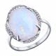 Серебряное кольцо SOKOLOV 94011863 с фианитом и опалом