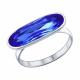 Серебряное кольцо SOKOLOV 94011881 с кристаллом Swarovski