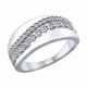 Серебряное кольцо SOKOLOV 94011963 с фианитом