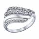 Серебряное кольцо SOKOLOV 94011964 с фианитом