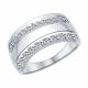 Серебряное кольцо SOKOLOV 94011985 с фианитом