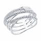 Серебряное кольцо SOKOLOV 94012050-91 с фианитом