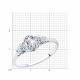 Серебряное кольцо SOKOLOV 94012121-91 с фианитом