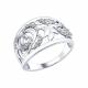 Серебряное кольцо SOKOLOV 94012182 с фианитом