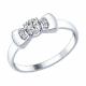 Серебряное кольцо SOKOLOV 94012203 с фианитом