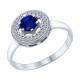 Серебряное кольцо SOKOLOV 94012316 с фианитом