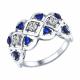 Серебряное кольцо SOKOLOV 94012318 с фианитом