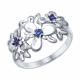 Серебряное кольцо SOKOLOV 94012339 с фианитом