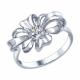 Серебряное кольцо SOKOLOV 94012349 с фианитом