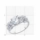 Серебряное кольцо SOKOLOV 94012395-91 с фианитом