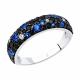 Серебряное кольцо SOKOLOV 94012478-91 с фианитом