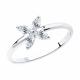 Серебряное кольцо SOKOLOV 94012778-91 с фианитом