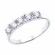 Серебряное кольцо SOKOLOV 94012895-91 с фианитом