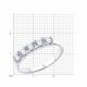 Серебряное кольцо SOKOLOV 94012895-91 с фианитом