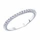 Серебряное кольцо SOKOLOV 94012901-91 с фианитом
