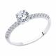 Серебряное кольцо SOKOLOV 94012944-91 с фианитом
