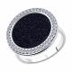 Серебряное кольцо SOKOLOV 94013022-91 с фианитом и авантюрином