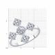 Серебряное кольцо SOKOLOV 94013048 с фианитом