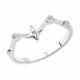 Серебряное кольцо SOKOLOV 94013057-91 с фианитом