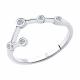 Серебряное кольцо SOKOLOV 94013058-91 с фианитом