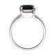 Серебряное кольцо SOKOLOV 94013125-91 с изумрудом и ювелирным кристаллом