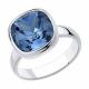 Серебряное кольцо SOKOLOV 94013179 с кристаллом Swarovski