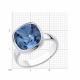 Серебряное кольцо SOKOLOV 94013179 с кристаллом Swarovski