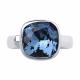 Серебряное кольцо SOKOLOV 94013179 с кристаллом Swarovski