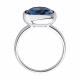 Серебряное кольцо SOKOLOV 94013179 с кристаллом Swarovski