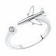 Серебряное кольцо SOKOLOV 94013221-91 с фианитом