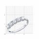 Серебряное кольцо SOKOLOV 94013545-91 с фианитом