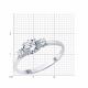 Серебряное кольцо SOKOLOV 94013546-91 с фианитом