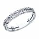 Серебряное кольцо SOKOLOV 94013686-91 с фианитом