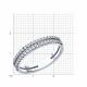Серебряное кольцо SOKOLOV 94013686-91 с фианитом