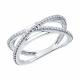 Серебряное кольцо SOKOLOV 94013719-91 с фианитом