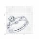 Серебряное кольцо SOKOLOV 94013726-91 с фианитом