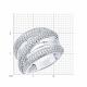 Серебряное кольцо SOKOLOV 94013734-91 с фианитом