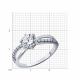 Серебряное кольцо SOKOLOV 94013762-91 с фианитом
