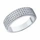 Серебряное кольцо SOKOLOV 94013763-91 с фианитом