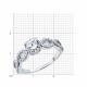 Серебряное кольцо SOKOLOV 94013777-91 с фианитом