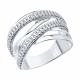Серебряное кольцо SOKOLOV 94013792-91 с фианитом